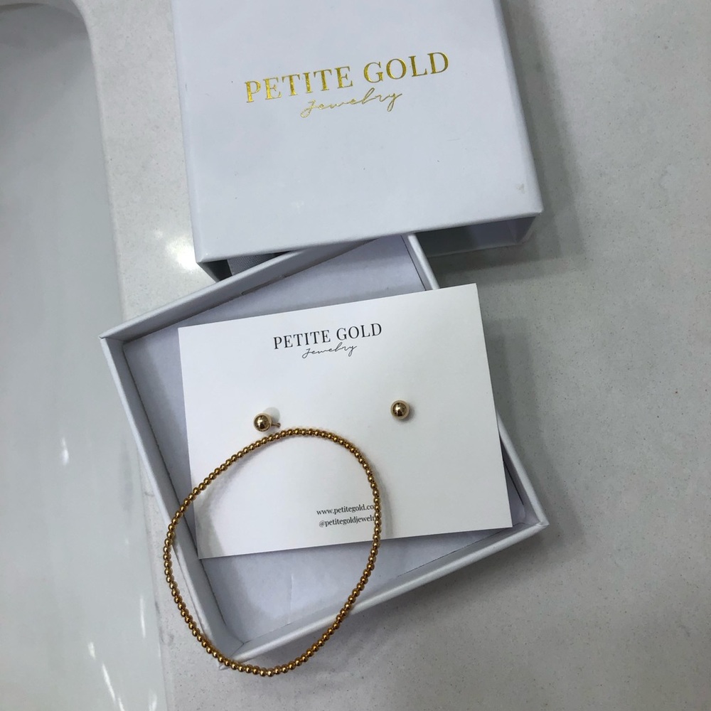 Petite Gold Jewelry Set
